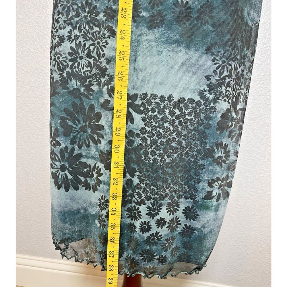 Urban Outfitters sleeveless mesh overlay dress sz M vacation travel Y2K party - Picture 3 of 7